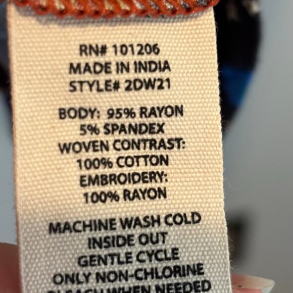 Soft Surroundings Burnt Orange Jersey Knit Tunic Top - size Large - Picture 5 of 6